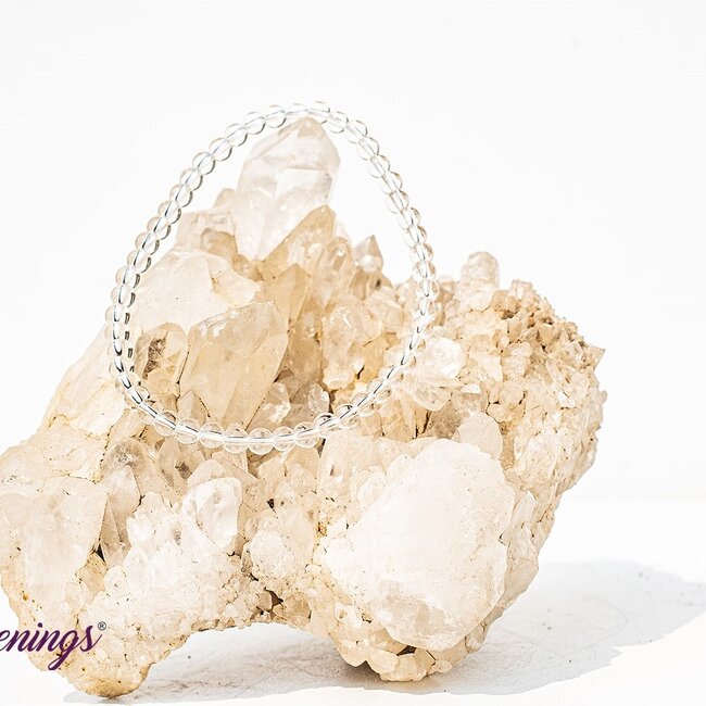 Clear (Crystal) Quartz Bracelets - 4mm Mini