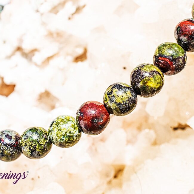 Dragon’s (Dragons Blood Stone) Jasper Bracelets - 4mm Mini