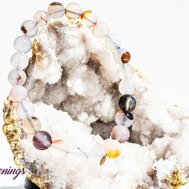 Dendritic Dendric Agate Bracelets - 8mm