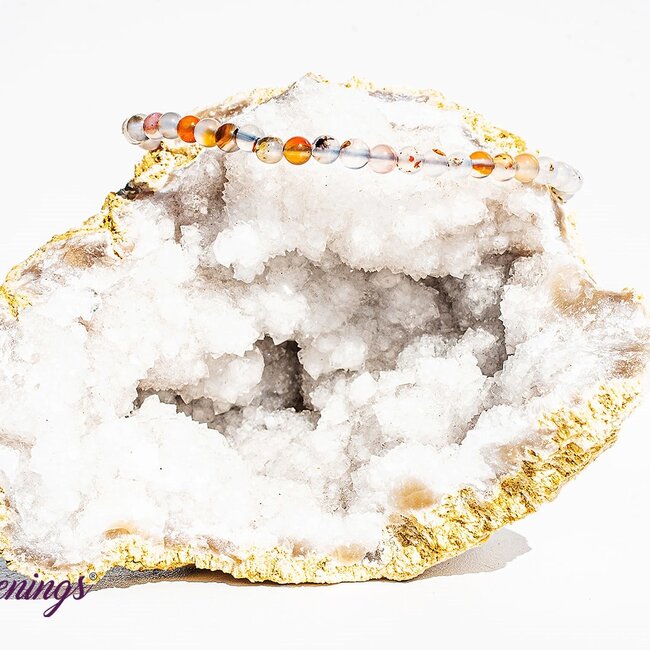 Dendric Dentritic Agate Bracelets - 4mm Mini