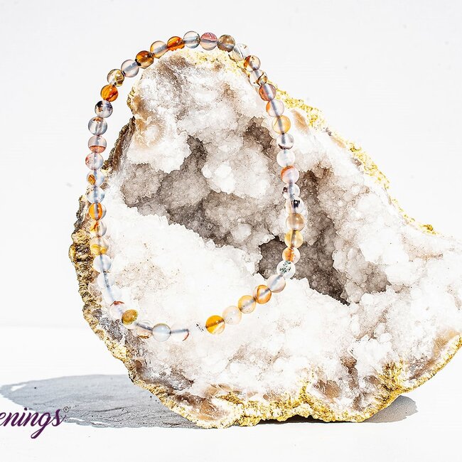 Dendric Dentritic Agate Bracelets - 4mm Mini