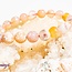 Flower Agate Cherry Blossom Bracelets - 8mm