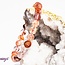 Fire Quartz (Red Hematoid) Bracelets with Rainbows (High Grade) - 7-8mm