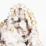 Frosted Mermaid Glass White Aura  Bracelet - 8mm