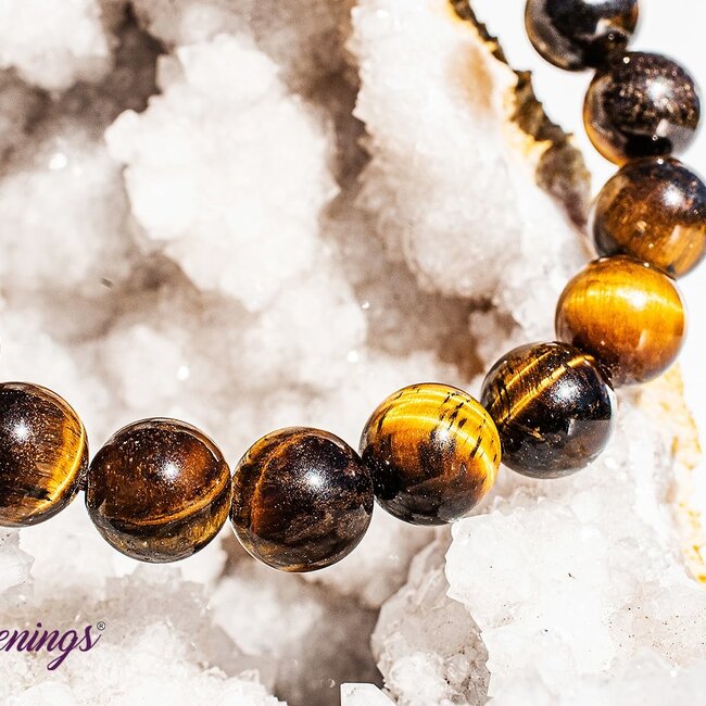 Gold Tigers Eye Bracelets - 8mm