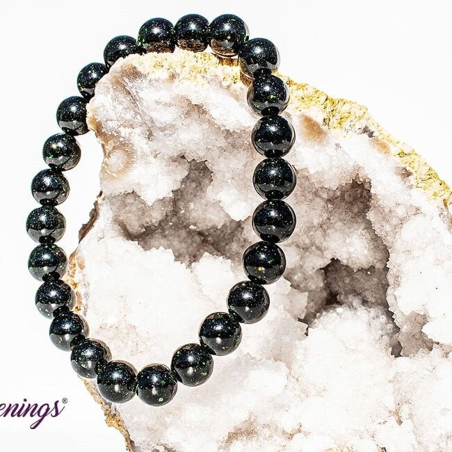 Green Sandstone (Goldstone) Sand Stone Bracelets - 8mm