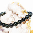 Green Sandstone (Goldstone Gold Stone) Sand Stone Bracelets - 8mm