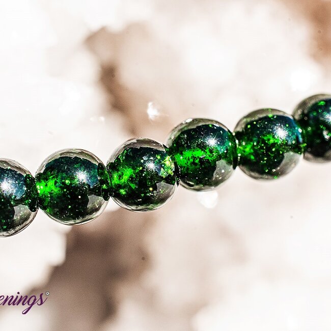 Green Sandstone (Goldstone) Sand Stone Bracelets - 3-4mm