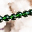 Green Sandstone (Goldstone) Bracelet- 4mm