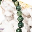 Green Rutilated Rutile Quartz Bracelets - 8mm Epidote Inclusions