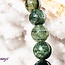 Green Rutilated Rutile Quartz Bracelets - 8mm Epidote Inclusions