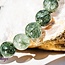 Green Rutilated Rutile Quartz Bracelets - 8mm Epidote Inclusions