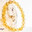 Gold (Golden Rutile Angel Venus Hair) Rutilated Quartz & Citrine Bracelets - 8 - 9mm