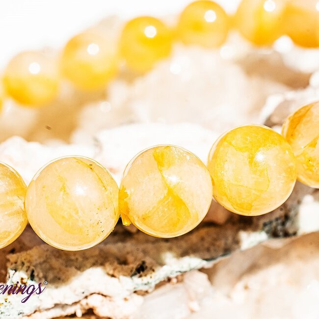 Golden Healer (Yellow Hematoid) Bracelets - 8 - 9mm