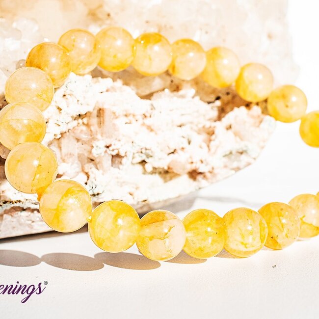Golden Healer (Yellow Hematoid) Bracelets - 8 - 9mm