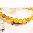 Gold (Golden Rutile Angel Venus Hair) Rutilated Quartz & Copper Quartz Bracelets - 6 - 8mm