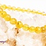 Gold (Golden Rutile Angel Venus Hair) Rutilated Quartz & Copper Quartz Bracelets - 6 - 8mm