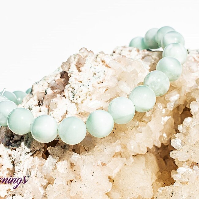 Green Moonstone (Garnierite) Bracelets - 8mm