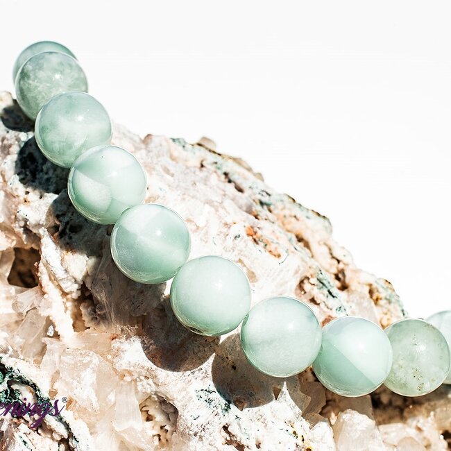 Green Moonstone (Garnierite) Bracelets - 8mm