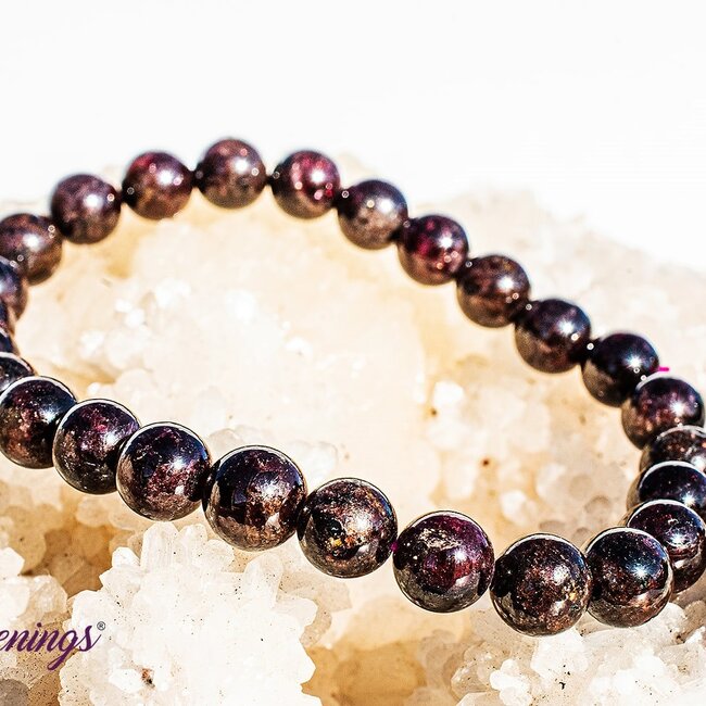 Red Garnet Bracelets - (7 - 8mm)