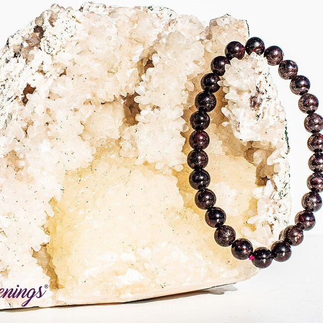 Red Garnet Bracelets - (7 - 8mm)