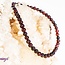 Red Garnet Bracelets - 4mm Mini