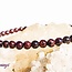 Red Garnet Bracelets - 4mm Mini