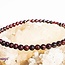 Red Garnet Bracelets - 4mm Mini