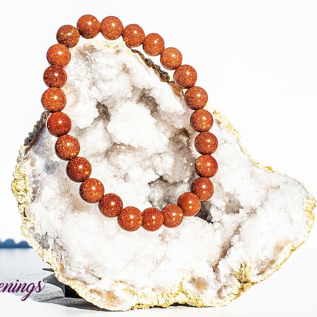 Gold Sandstone (Goldstone) Sand Stone Bracelets - 8mm
