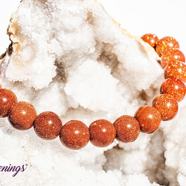 Gold Sandstone (Goldstone) Sand Stone Bracelets - 8mm