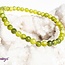 Green Yellow Serpentine Bracelets - 4mm Mini