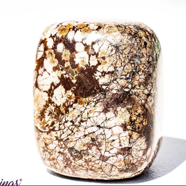 Brown (Chocolate) Snowflake Obsidian - Tumbled