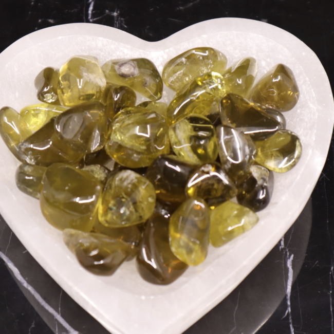 Lemon (Yellow) Quartz - Tumbled Smooth