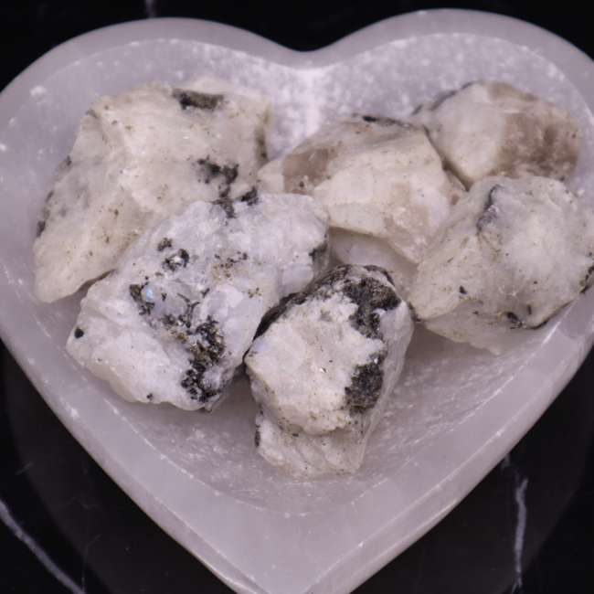 Rainbow Moonstone Medium - Rough Raw Natural