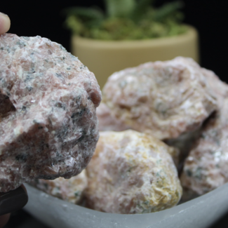 Rose Strawberry Calcite Large Rough Raw Natural