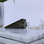 Vesuvianite (Idocrase) Pendulums - Dowsing Hexagonal Faceted Cone Point Divination - Silver Chain - Crystal Gemstone