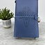 Spiral Moon Goddess Journal Notebook - Blue with Crystal Charm