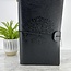 Tree of Life Journal Notebook- Black with Crystal Charm