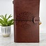 Tree of Life Journal Notebook - Red Burgundy with Crystal Charm