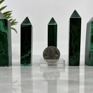 Malachite Obelisks - Generator Tower Point Medium (2.5-4")