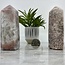 Pink Rose Amethyst Tower Point Generator - Large (3-5")