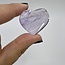 Lilac Amethyst Puffy  Hearts - Small