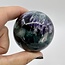 Snowflake Feather Rainbow Fluorite Sphere Orb - 60-65mm