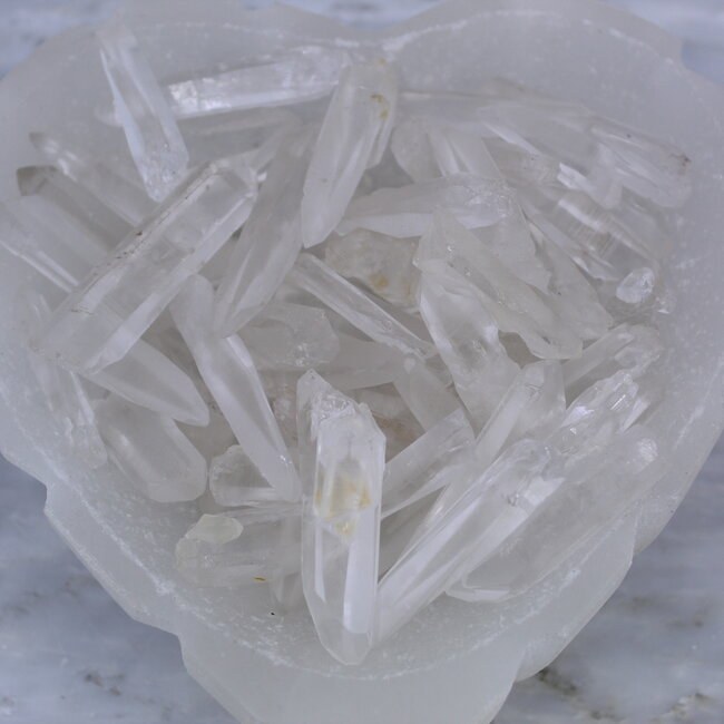Lemurian (Lumerian) Seed Quartz Points-Medium Rough Raw Natural