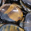 Blue Tigers Eye (Hawks Eye) Worry (Thumb Fidget Relaxation Pocket) Stones - Large Oval