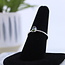 Watermelon Green Tourmaline Ring-Size 8 Faceted Oval Sterling Silver