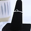Green Tourmaline Rings - Size 6 Round Circle Faceted- Bezel Set Sterling Silver Watermelon