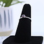 Watermelon Tourmaline (Pink) Round Faceted Ring-Size 6 Sterling Silver