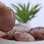 Strawberry Quartz (Red Guava) Palm Pillow Pocket Stone