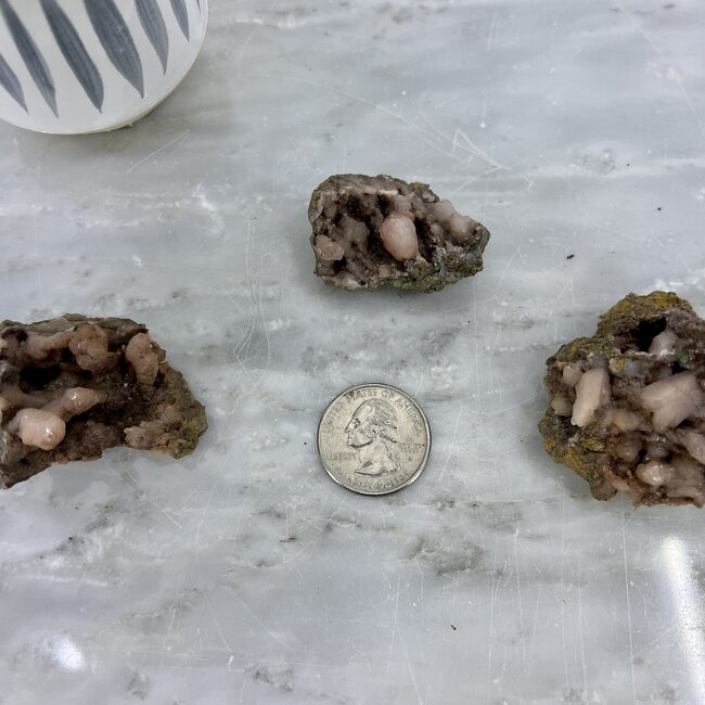 Pink Amethyst/Quartz Cluster Small-Natural Rough Raw